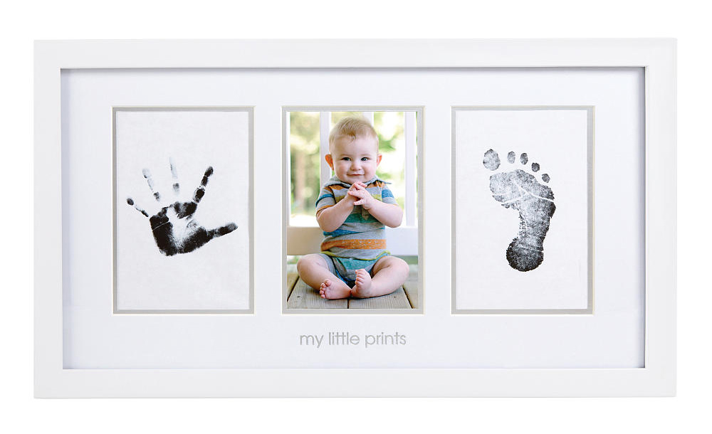 My Tiny Prints Newborn Baby Handprint and Footprint Photo Frame