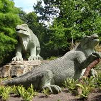 Dinosaur Court in Crystal Palace Park