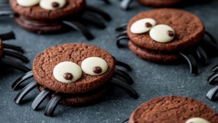 Halloween Spider Cookies