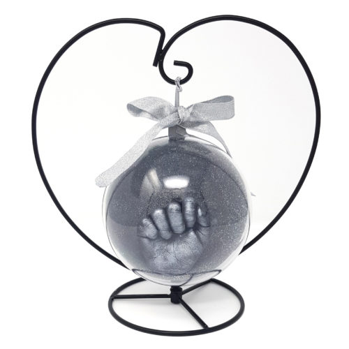 Bauble Hand Casting Kit with Heart Stand