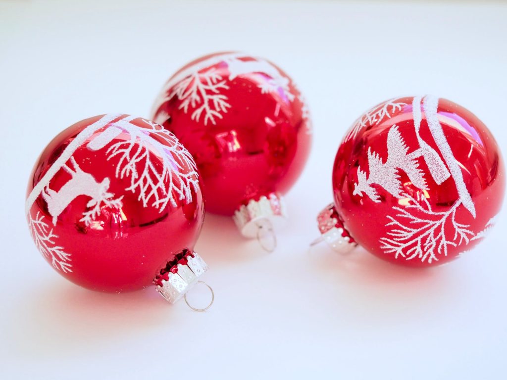 first christmas baby bauble