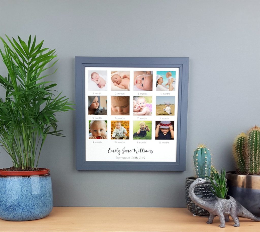 my baby first year photo frame