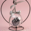 Crystal Bauble with Heart Stand - Scattered Crystals