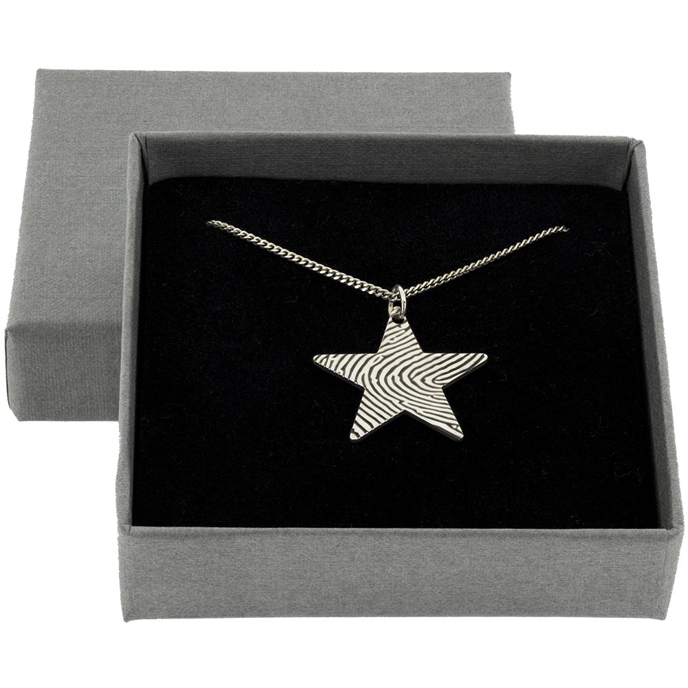 Star Necklace Fingerprint Jewellery
